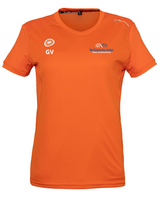 De Gooische Vallei Dames Shirt Oranje met clublogo