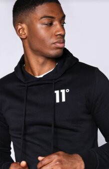 Sweater 11 Degrees Hoodie Heren Zwart