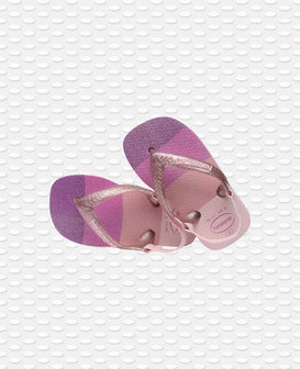 Baby Havaianas Palette Glow Candy Pink