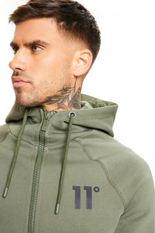 11 degrees green hoodie on sale