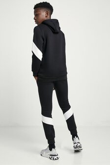 11 Degrees Cut And Sew Panel Pullover Hoodie 