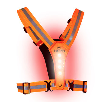 Bee Safe Led Harness USB Oranje