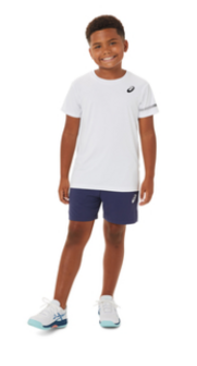 Asics Boys Tennis SS Top Brilliant White