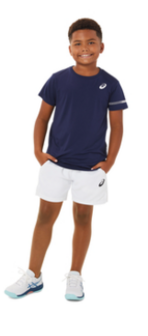 Asics Boys Tennis SS Top Brilliant Peacoat (Navy)