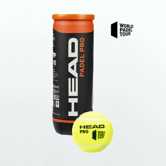 Head Padel Pro 3-tin Padelballen