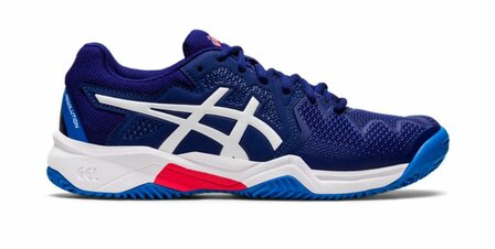 Asics Gel Resolution 8 Clay GS Dive Blue/White