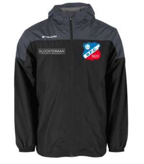 BFC Bussum Pride Windbreaker Junior Zwart/Grijs