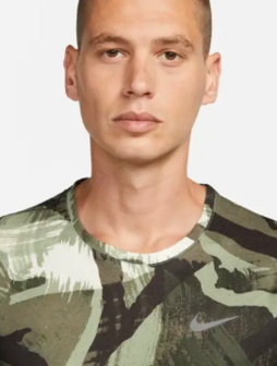 Nike Dry Fit Shirt Camo groen