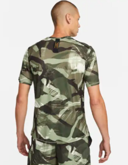 Nike Dry Fit Shirt Camo groen