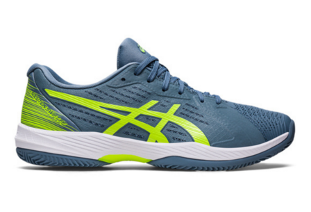 Asics Solution Swift FF Clay Steel Blue/Hazard Green