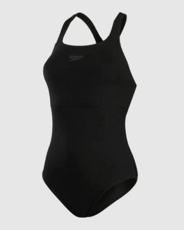 Speedo Women&#039;s Eco Endurance+ Essential Kickback Swimsuit Black