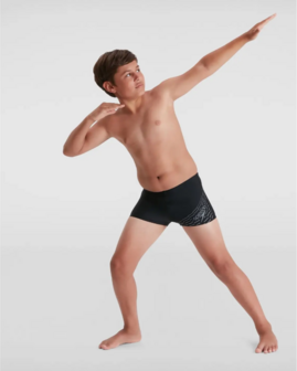 Speedo Boys&#039; Medley Logo Aquashort Black/Grey