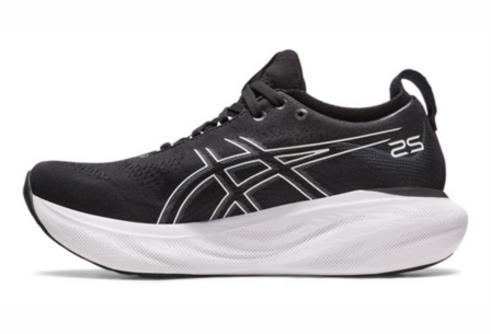 Asics Gel Nimbus 25 Black/Pure Silver Wmns