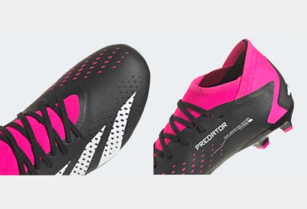 Adidas Predator Accuracy.3 FG Zwart-Wit-Roze