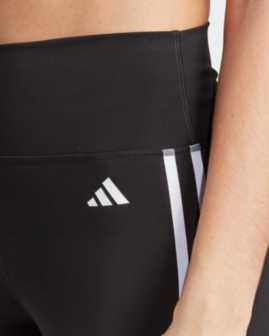 Adidas Train Essentials 3 stripes 3/4 legging Zwart/Wit
