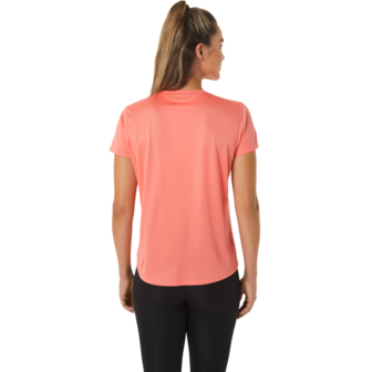 Asics Women Core SS Top Papaya