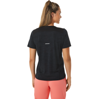 Asics Women Race V-Neck SS Top Zwart