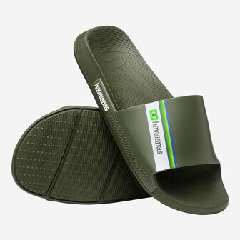 Havaianas Slides Brasil Groen