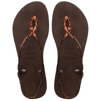 Havaianas Ladies Luna Premium II Dark Brown