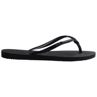 Havaianas Ladies Slim Glitter II Black/Dark Grey