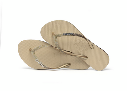 Havaianas Ladies Slim Sparkle II Sand Grey