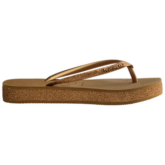 Havaianas Slim Flatform Sparkle Brown