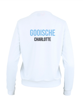 Gooische Mumbai Women Sweater Wit-Blu