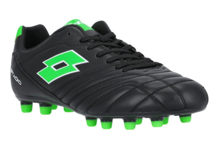 Lotto Stadio 300 III FG All Black-Spring Green