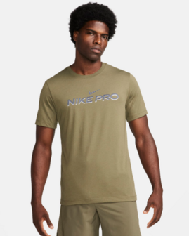 Nike Dri-Fit Men&#039;s Fitness T-shirt - FJ2393-222 - Medium Olive