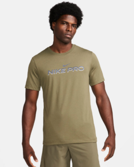 Nike Dri-Fit Men&#039;s Fitness T-shirt Medium Olive