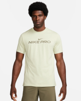 Nike Dri-Fit Men&#039;s Fitness T-shirt Olive Aura