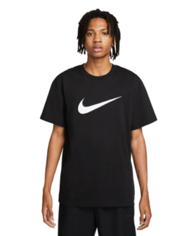 Nike Men&#039;s Swoosh T-shirt - FN0248-010 - Zwart
