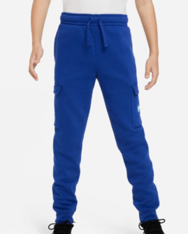 Nike Swoosh fleece Cargo Pant Blue