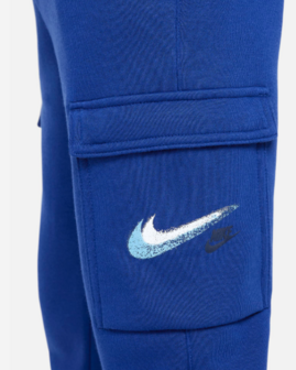 Nike Swoosh fleece Cargo Pant - FZ4718-455 - Blue