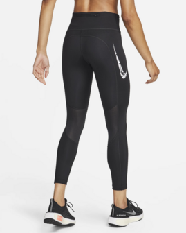 Nike Swoosh Fast Women Tight Black