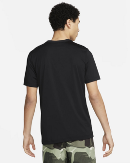 Nike Dri-Fit Men&#039;s Fitness T-shirt - FQ3885-010 - Zwart