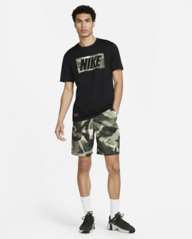 Nike Dri-Fit Men&#039;s Fitness T-shirt - FQ3885-010 - Zwart