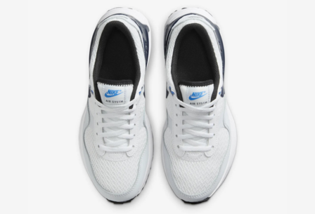 Nike Air Max System Kids GS - DQ0284-112 - White/Thunder Blue