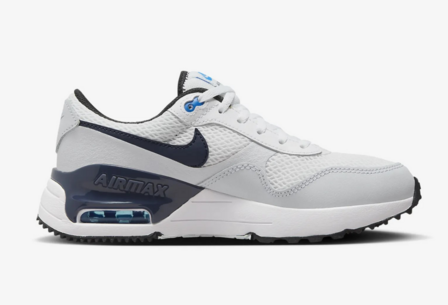Nike Air Max System Kids GS - DQ0284-112 - White/Thunder Blue