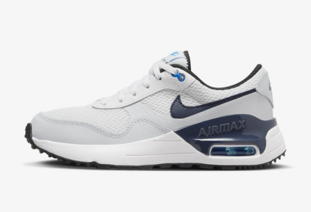 Nike Air Max System Kids GS - DQ0284-112 - White/Thunder Blue