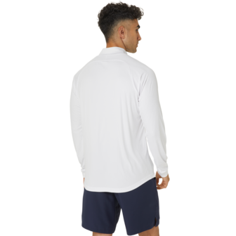 Asics Men Court 1/2-zip Top - Wit