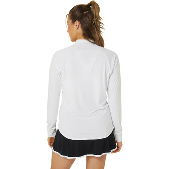 Asics Women Court 1/2-zip Top - Wit