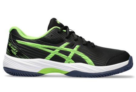 Asics Gel Game 9 Padel GS - Black/Electric Lime