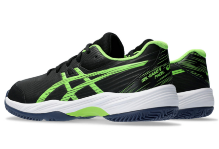 Asics Gel Game 9 Padel GS - Black/Electric Lime