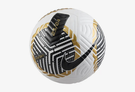 Nike Academy Soccer Voetbal - Wit/Zwart/Goud