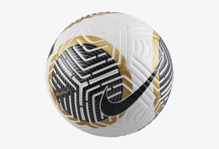 Nike Academy Soccer Voetbal - Wit/Zwart/Goud