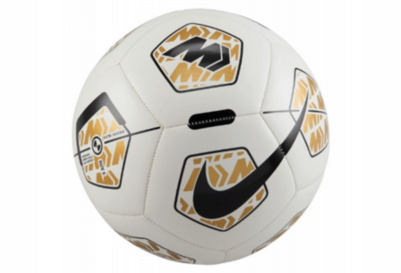 Nike Mercurial Soccer Voetbal - Wit/Zwart/Goud