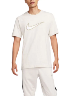 Nike Men&#039;s Swoosh T-shirt - Orewood Brn/White
