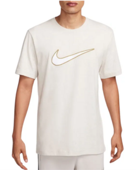 Nike Men&#039;s Swoosh T-shirt - FN0248-104 - Orewood Brn/White
