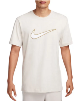 Nike Men&#039;s Swoosh T-shirt - Orewood Brn/White